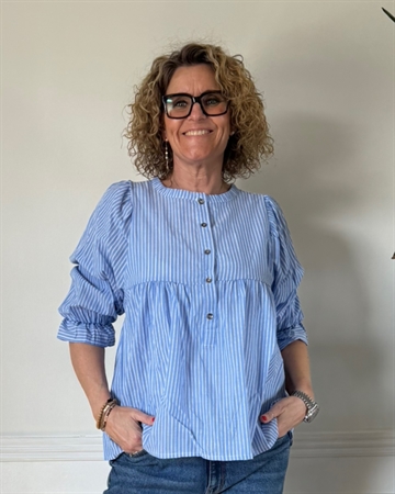 Marta Du Chateau Mdc Abelia Shirt 6789 Celeste Skjorte